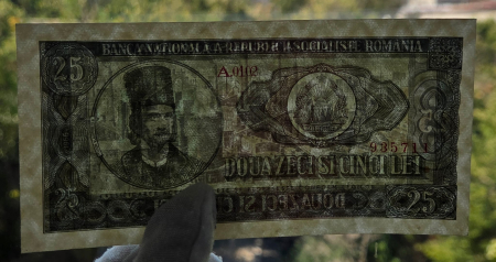 Romania 25 lei 1966, seria A.0102/935711, UNC- [2]
