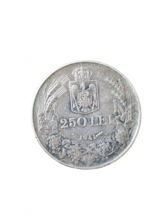 Romania, 250 lei 1941, Nihil Sine Deo, Regele Mihai I [1]