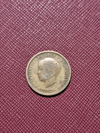 Monede Romania - Romania, 5 lei 1930 monetaria Paris , Regele Mihai I copil