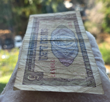 Romania 5 lei 1966, seria C.0177/790897, circulata [3]