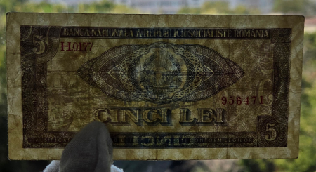 Romania 5 lei 1966, seria H.0177/956471, circulata [2]