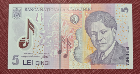 Romania 5 lei 2011, necirculata [1]