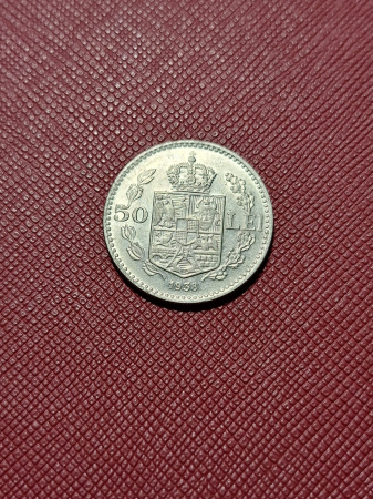 Romania, 50 lei 1938, Regele Carol II [1]