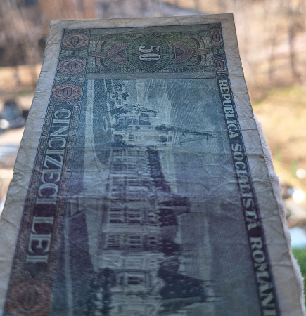 Romania 50 lei 1966, seria A.0061/905877, circulata [4]