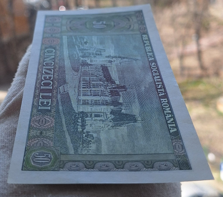 Romania 50 lei 1966, seria E.0061/950083, UNC- [3]