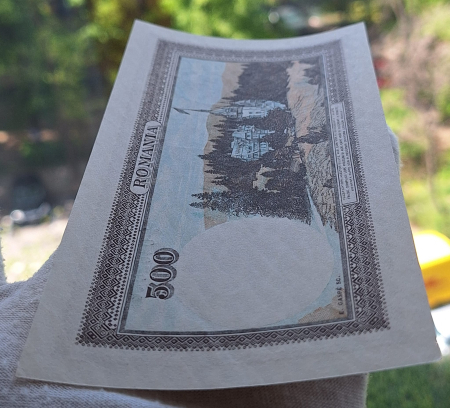 Romania 500 lei 1940, lot 5 bancnote serie consecutiva, UNC [4]