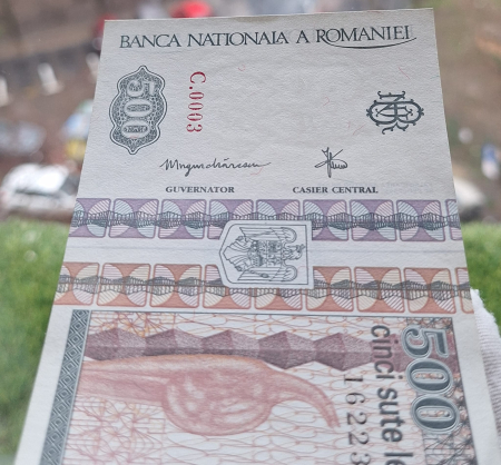 Romania, 500 lei 1992 seria C.0003/162236, filigran fata, UNC- [6]