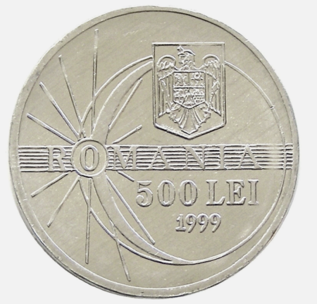 Romania 500 lei 1999, eclipsa, UNC [2]