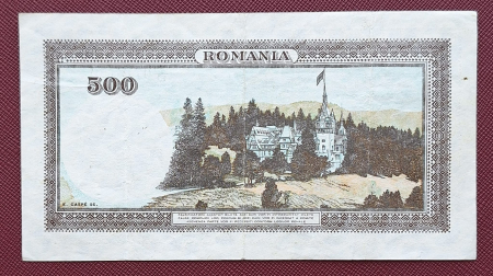 Romania 500 lei 20 Aprilie 1942, seria Z/10 0773159, circulata [1]