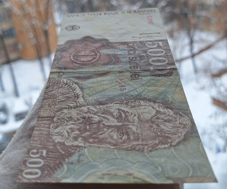 Romania, 500 Lei Aprilie 1991, seria C.0017/848645, stare buna [4]