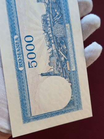 Romania, 5000 lei 22 Decembrie 1945, seria G/9 0204684, necirculata [4]