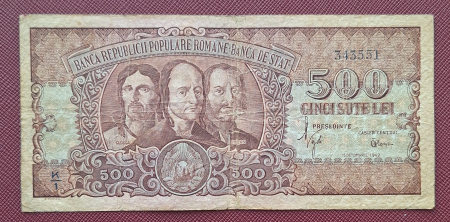 Bancnote - Romania 5000 lei 1949, Horia, Closca si Crisan, circulata
