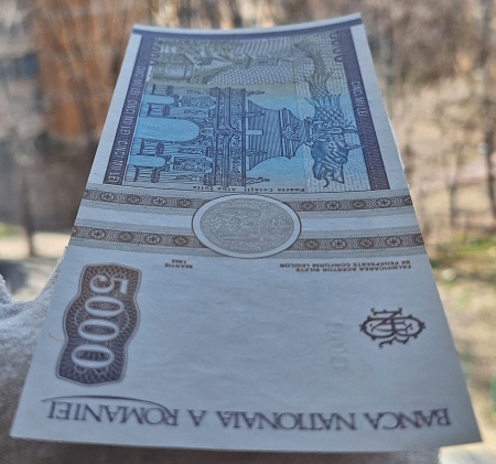Romania, 5000 lei 1992, Avram Iancu, seria C.0003/000697, UNC [3]