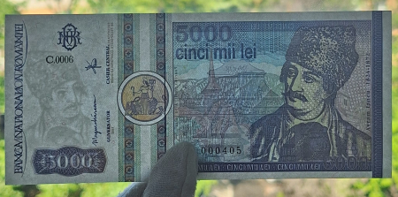 Romania, 5000 lei 1992, Avram Iancu, necirculata [2]
