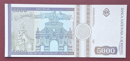 Romania, 5000 lei 1992, Avram Iancu, necirculata [1]