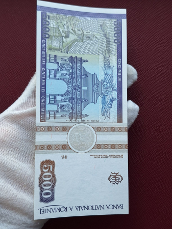 Romania, 5000 lei 1993, seria E.0026/560760, necirculata [3]