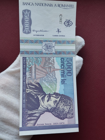 Romania, 5000 lei 1993, seria C.0017/1895643, necirculata [2]
