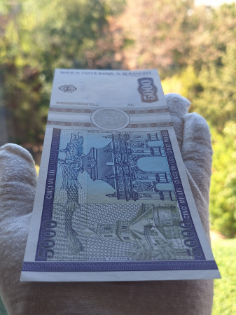 Romania, 5000 lei 1993, seria E.0030/620009, necirculata [6]