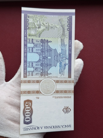 Romania, 5000 lei 1993, seria E.0026/560772, necirculata [6]