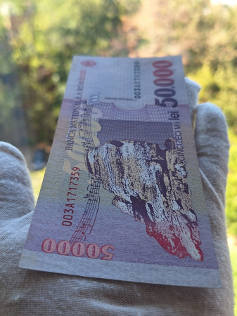 Romania, 50000 lei 1996, seria 003A1717359, aproape necirculata [6]