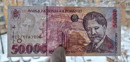 Romania, 50000 lei 1996, seria 002C4771771, necirculata [2]