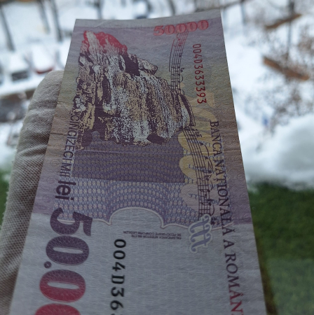 Romania, 50000 lei 1996, seria 004D3633393, aproape necirculata [4]
