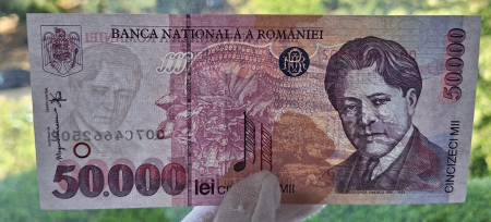 Romania, 50000 lei 1996, seria 007C4662502, UNC- [2]