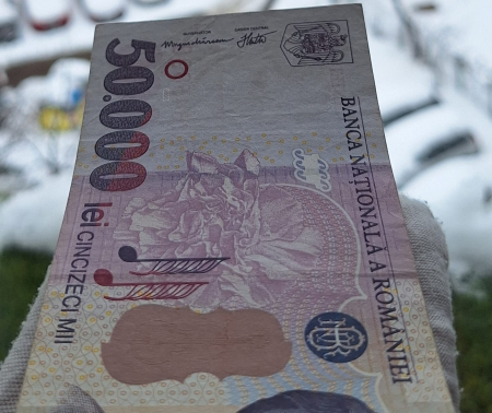 Romania, 50000 lei 2000, seria 004D1645898, stare buna [6]