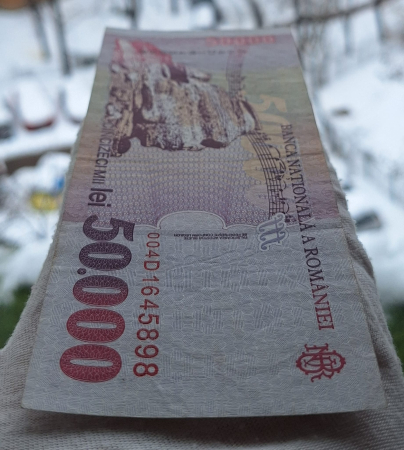 Romania, 50000 lei 2000, seria 004D1645898, stare buna [3]