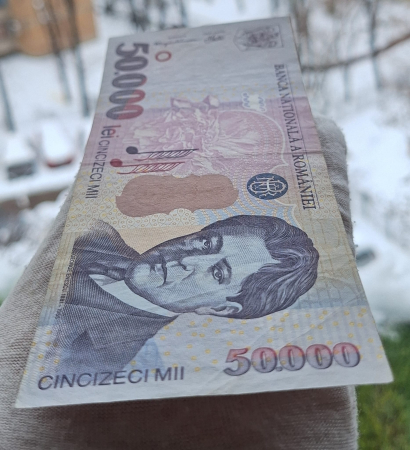 Romania, 50000 lei 2000, seria 004D1645898, stare buna [5]