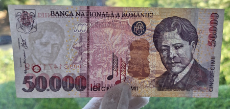 Romania, 50000 lei 2000, seria 008C1471239, UNC- [2]