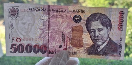 Romania, 50000 lei 2000, seria 004C1969957, UNC [2]