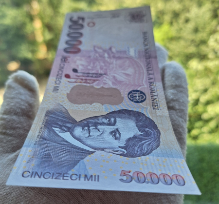 Romania, 50000 lei 2000, seria 004C1969957, UNC [7]