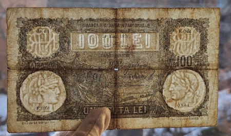 Romania bancnota 100 lei, 31 Martie 1931, circulata [2]