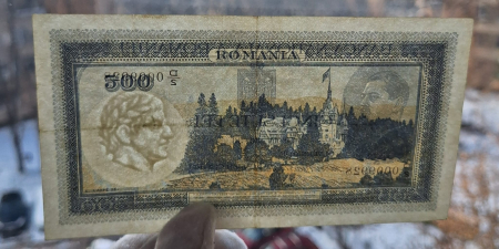 Romania, bancnota 500 lei 1936, Regele Carol II, circulata, stare buna [3]