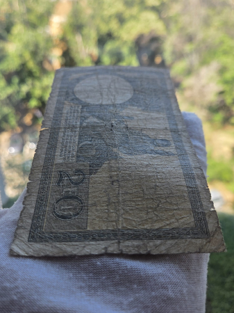 Romania, Ministerul Finantelor, 20 lei 1947-1950, circulata [3]
