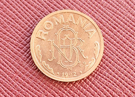 Monede Romania - Romania, moneda 1 leu 1992
