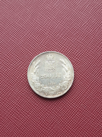 Romania, moneda 250 lei 1940, Regele Carol II [1]