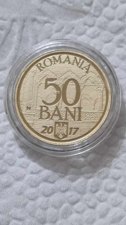 Romania, moneda 50 Bani 2017 proof, Aderarea la Uniunea Europeana, 10 ani [1]