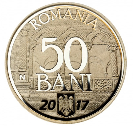 Romania, moneda 50 Bani 2017 proof, Aderarea la Uniunea Europeana, 10 ani [3]