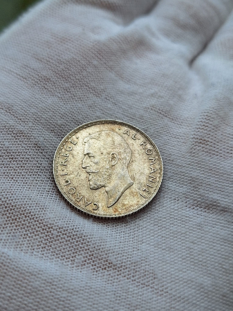 Romania, Regat, 1 Leu 1910, Regele Carol I, cu luciu de batere, rara [2]