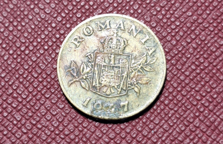 Monede Romania - Romania, Regat, 1 leu 1947, Regele Mihai I