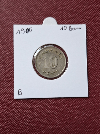 Monede Romania - Romania, Regat, 10 Bani 1900, Regele Carol I