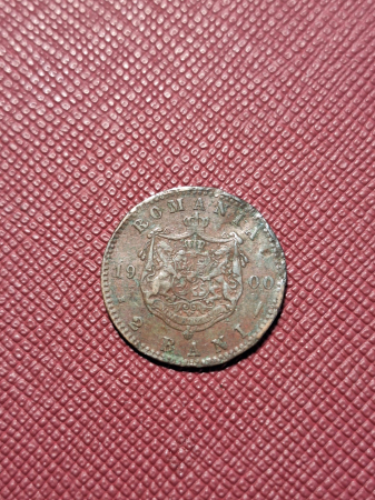 Romania, Regat, 2 Bani 1900, Regele Carol I [1]