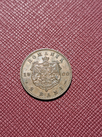 Romania, Regat, 2 Bani 1900, Regele Carol I, stare buna [1]