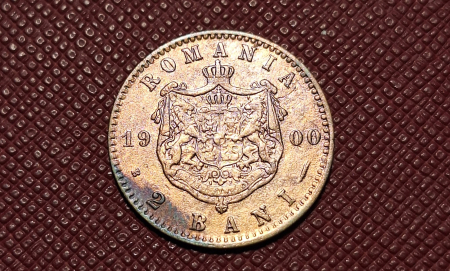 Romania, Regat, 2 Bani 1900, Regele Carol I [1]