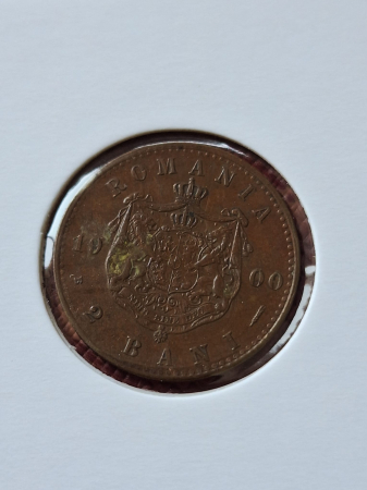 Romania, Regat, 2 Bani 1900, Regele Carol I [1]