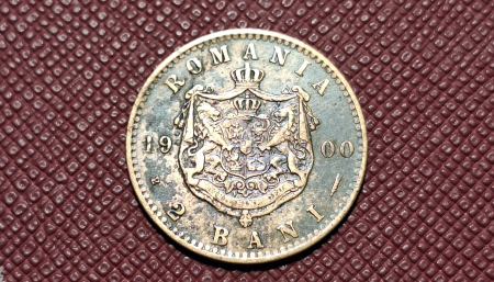 Romania, Regat, 2 Bani 1900, Regele Carol I [1]