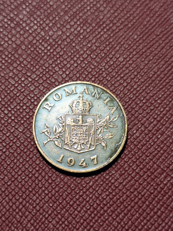 Monede - Romania, Regat, 2 lei 1947, Regele Mihai I