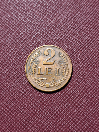 Monede Romania - Romania, Regat, 2 lei 1947, Regele Mihai I, stare foarte buna